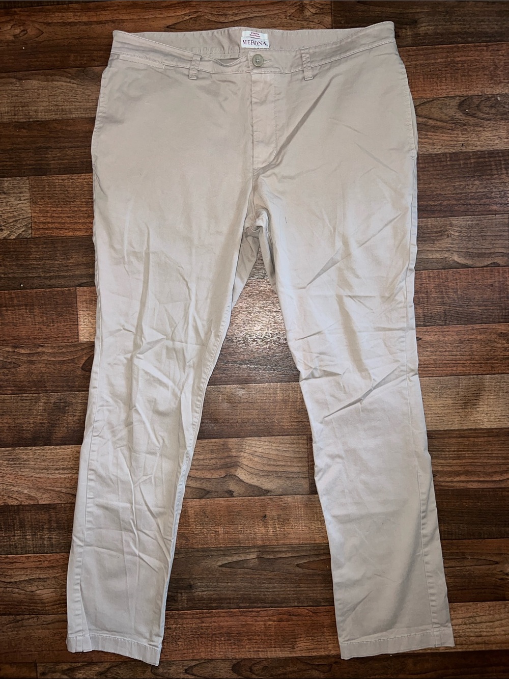 Merona Men's Tan Slim Straight Chinos